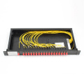 Fibra óptica CWDM com 1u Rack